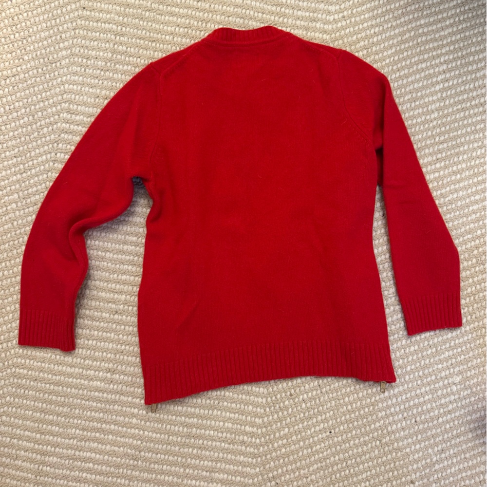 Red Wool Sweater - Picture 2 of 4